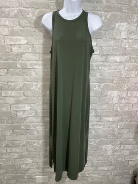BOODY Olive Green Racerback Midi
Dress